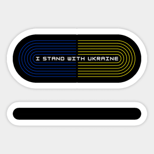 I stand with Ukraine Sticker